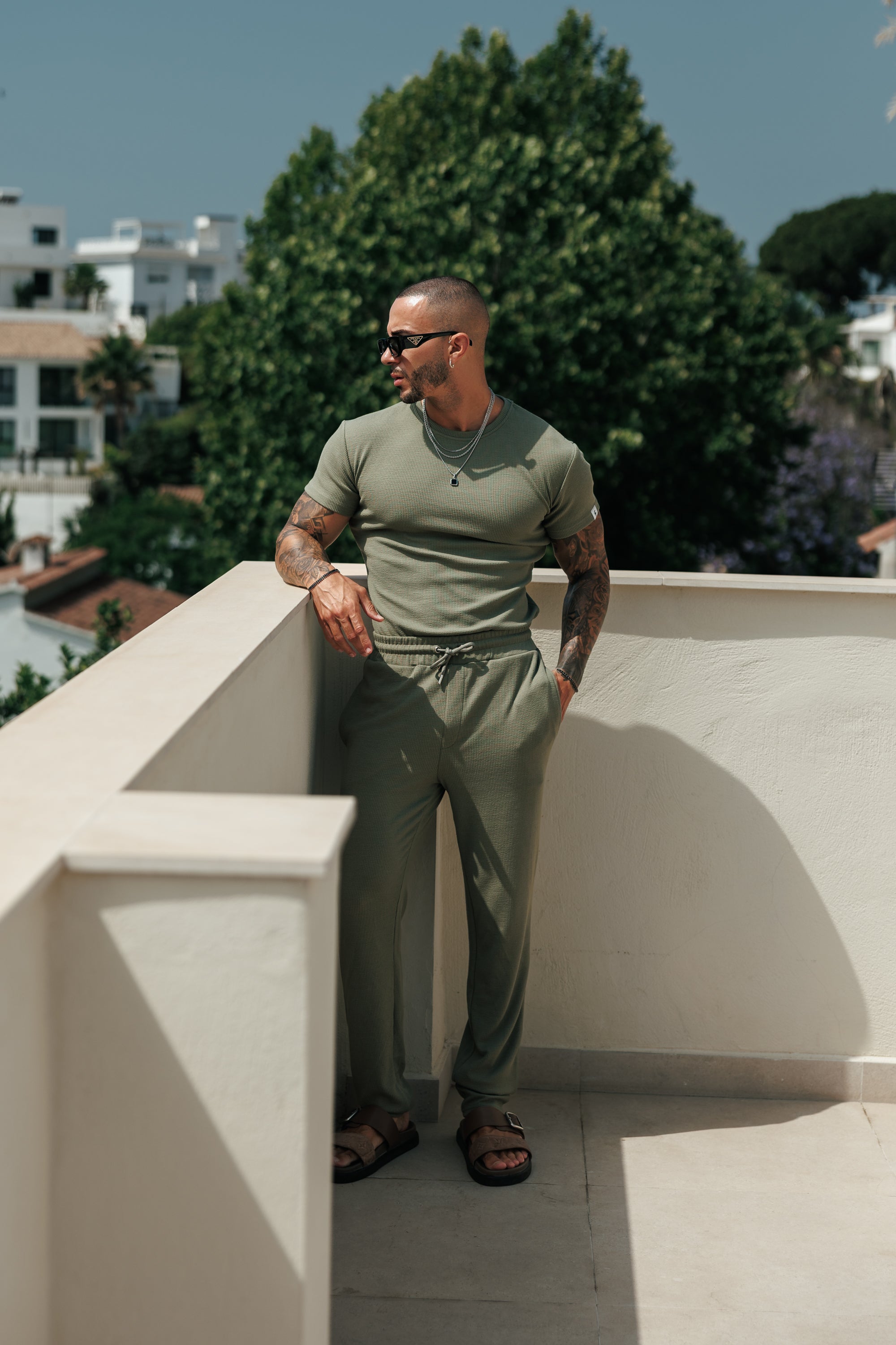 Jersey Cord Olives T-Shirt - FSR096 (VORAUSBESTELLUNG 16. SEPTEMBER)