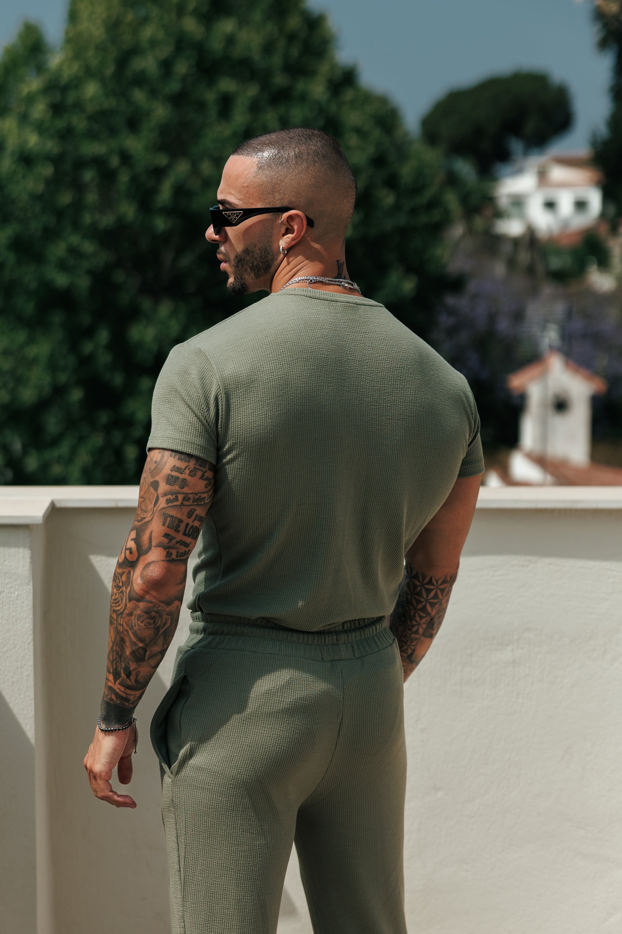 Jersey Cord Olives T-Shirt - FSR096 (VORAUSBESTELLUNG 16. SEPTEMBER)