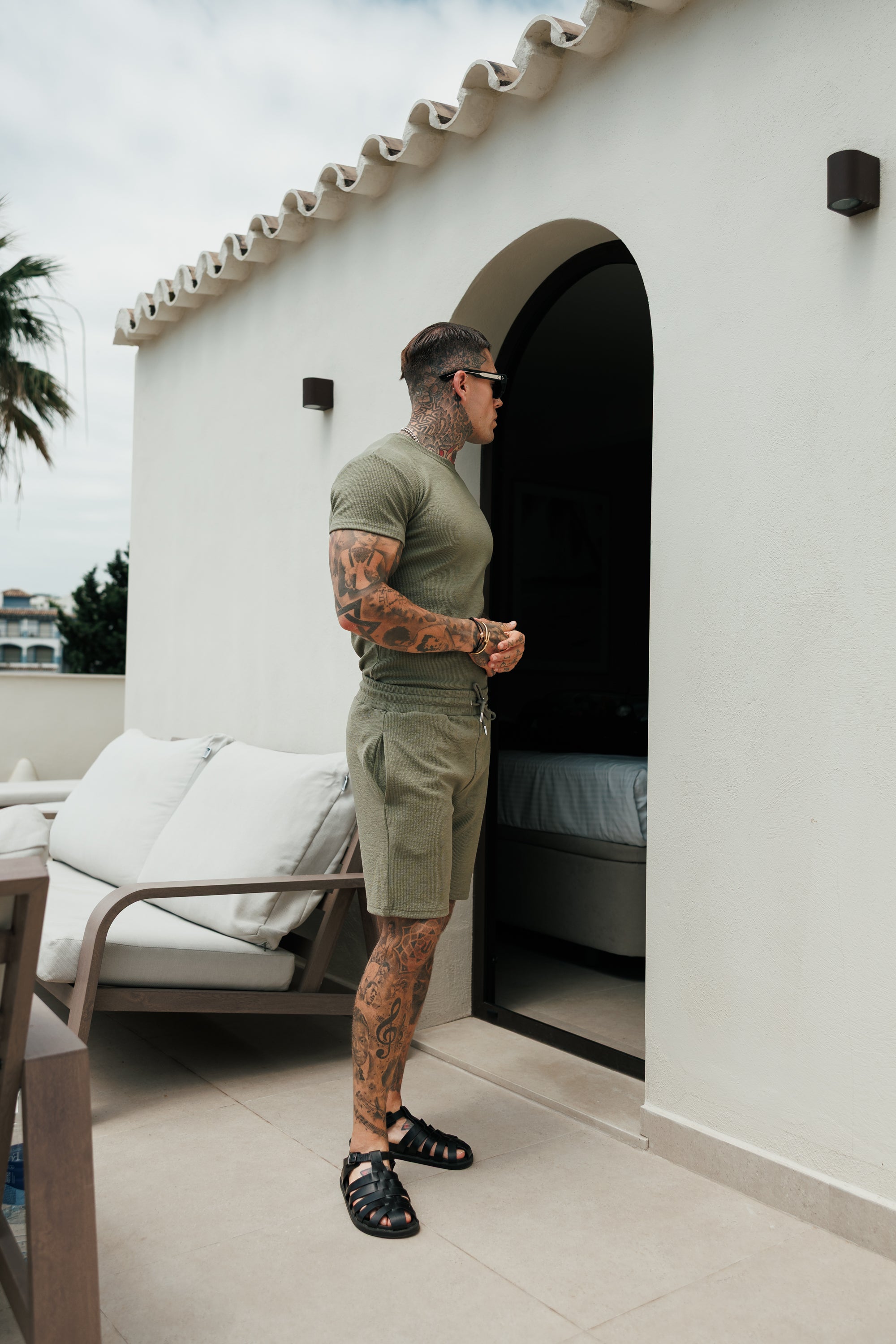 Jersey Cord Olives T-Shirt - FSR096 (VORAUSBESTELLUNG 16. SEPTEMBER)