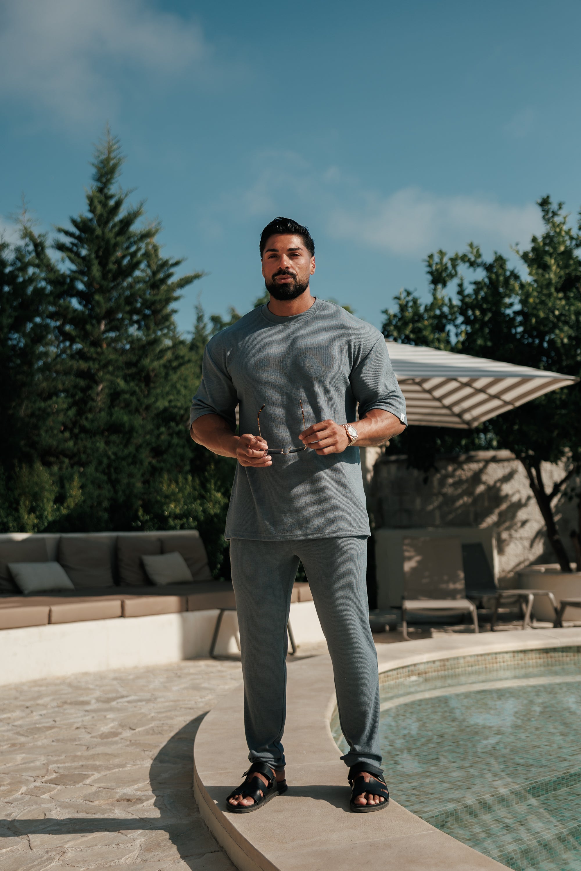 Jersey-Kordhose Slim Gunmetal – FSR092 (VORBESTELLUNG 15. JUNI)