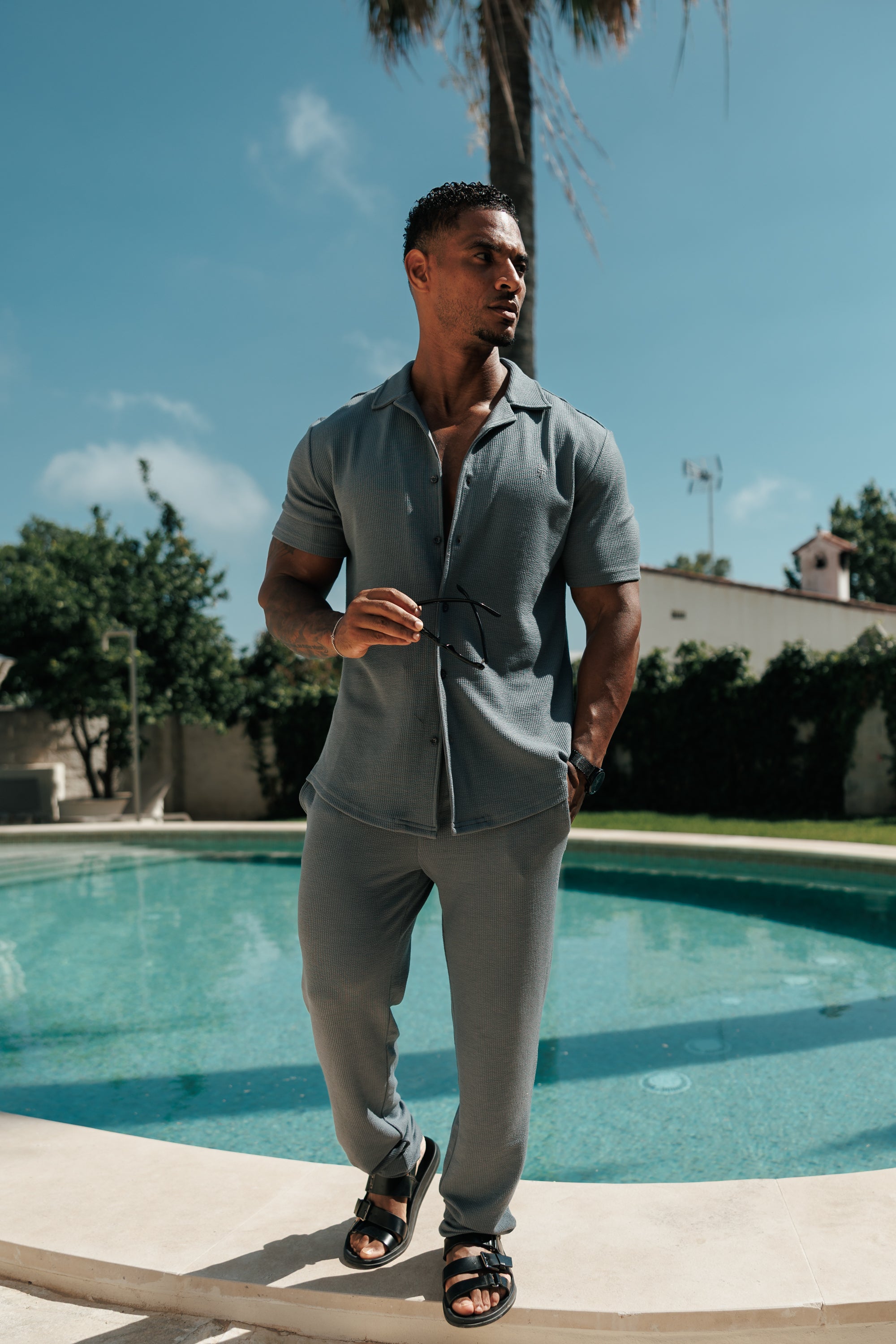 Jersey-Kordhose Slim Gunmetal – FSR092 (VORBESTELLUNG 15. JUNI)