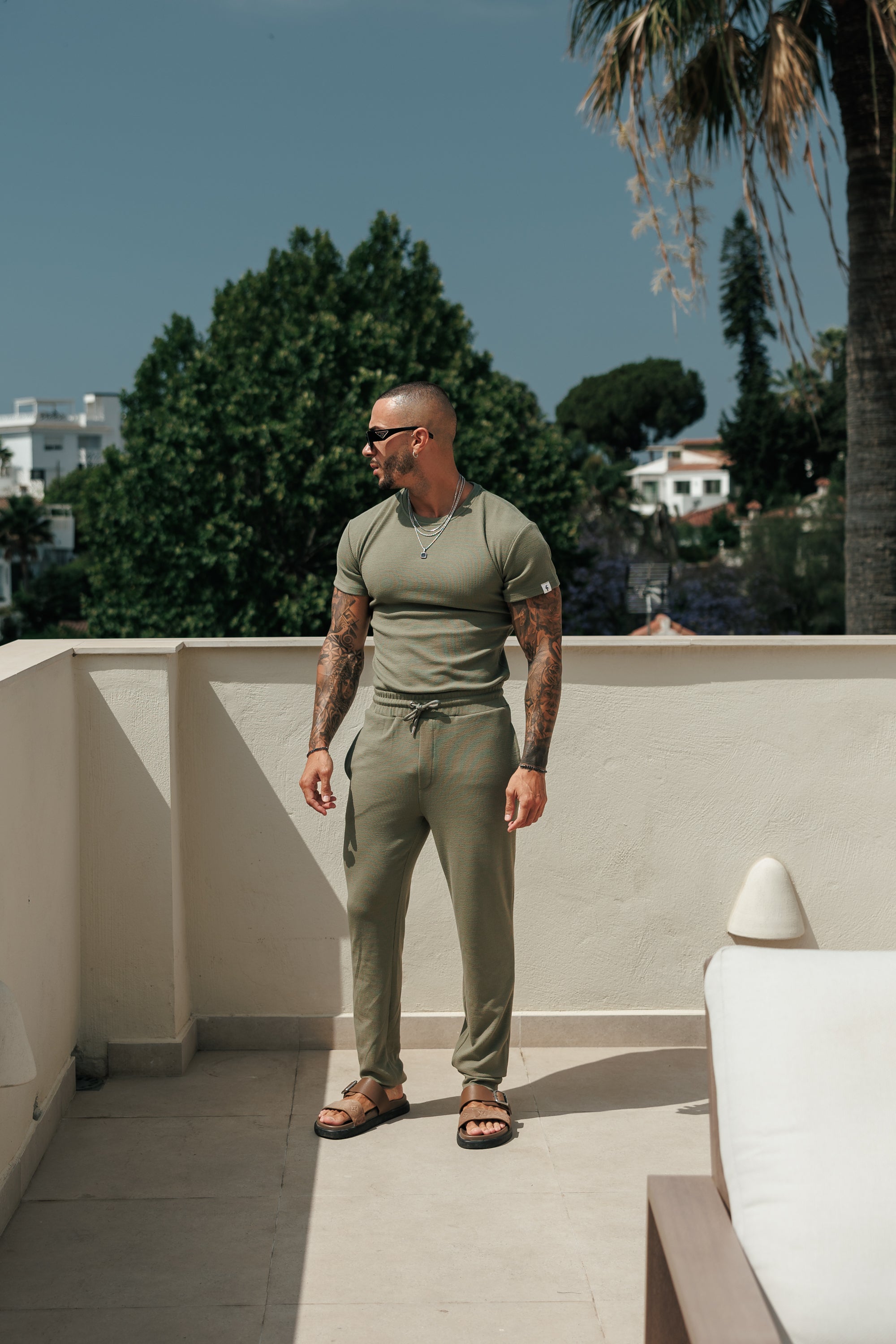 Jersey Cord Olives T-Shirt - FSR096 (VORAUSBESTELLUNG 16. SEPTEMBER)