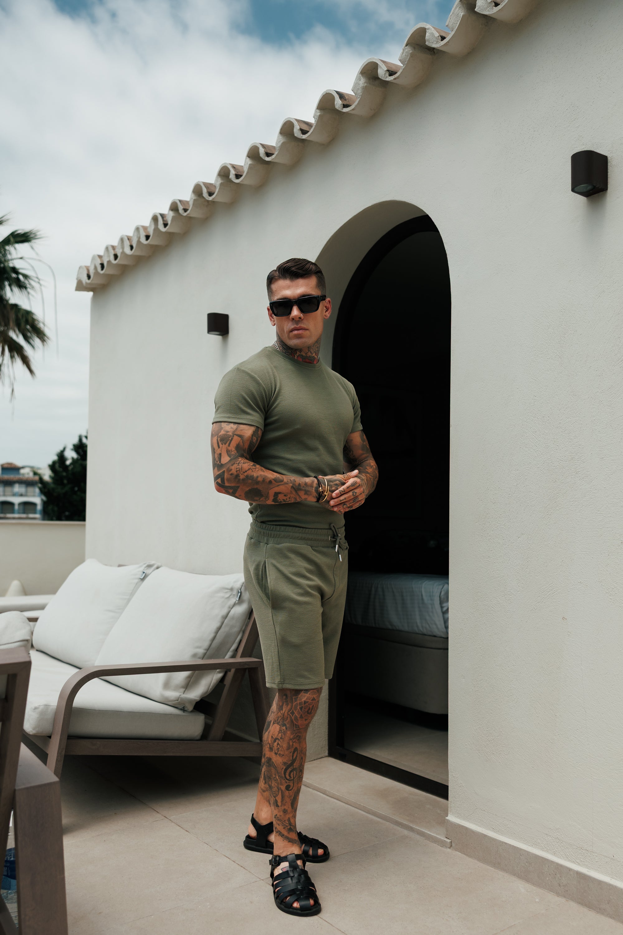 Jersey Cord Olives T-Shirt - FSR096 (VORAUSBESTELLUNG 16. SEPTEMBER)