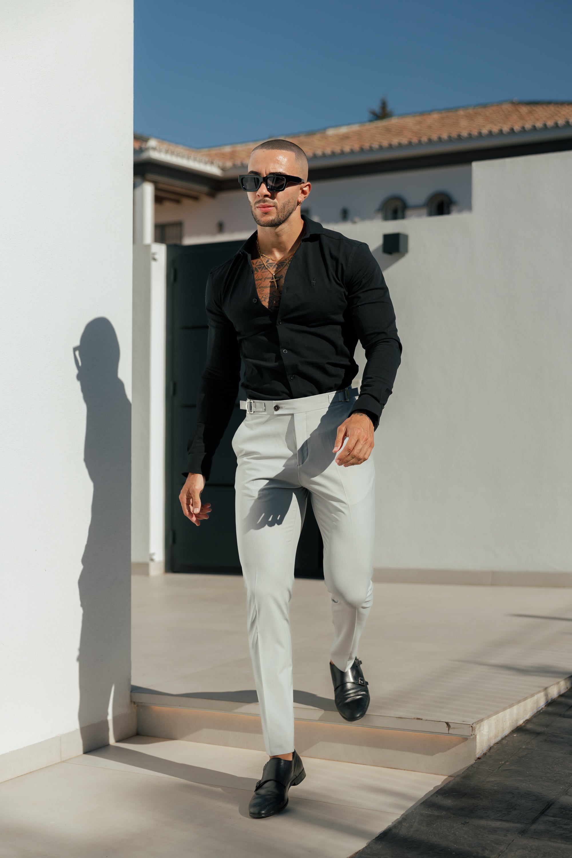 Slim Formal Trouser Silver Adjusters