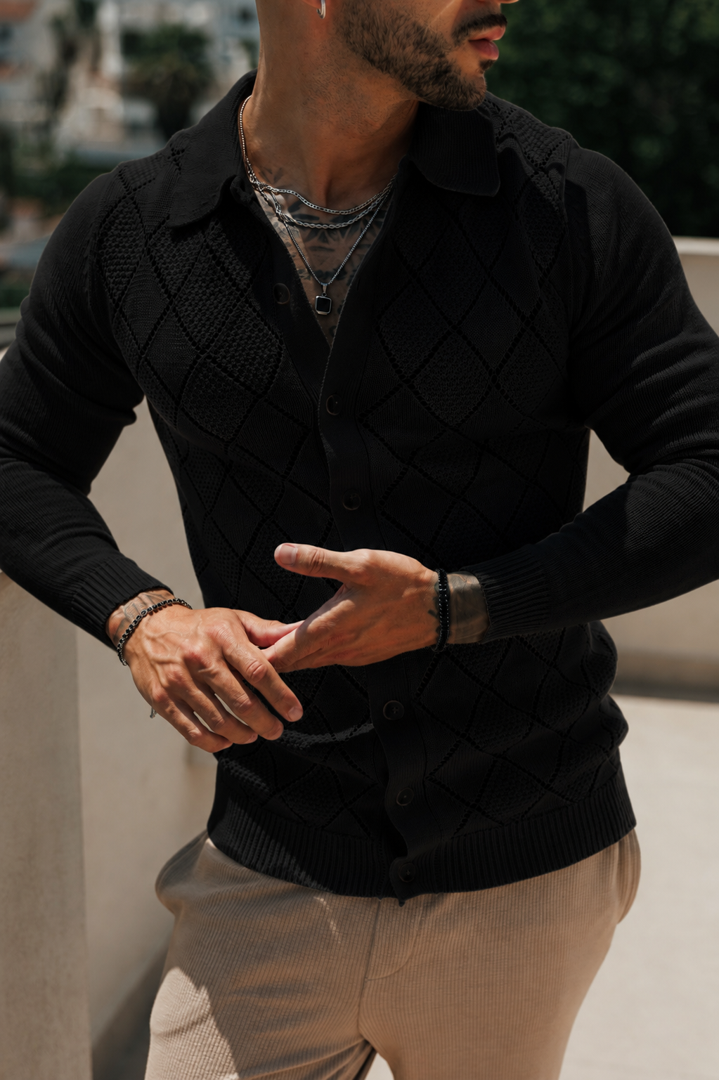 Black Diamond Perforiertes Langarmshirt – FSA016 (VORBESTELLUNG 31. AUGUST)