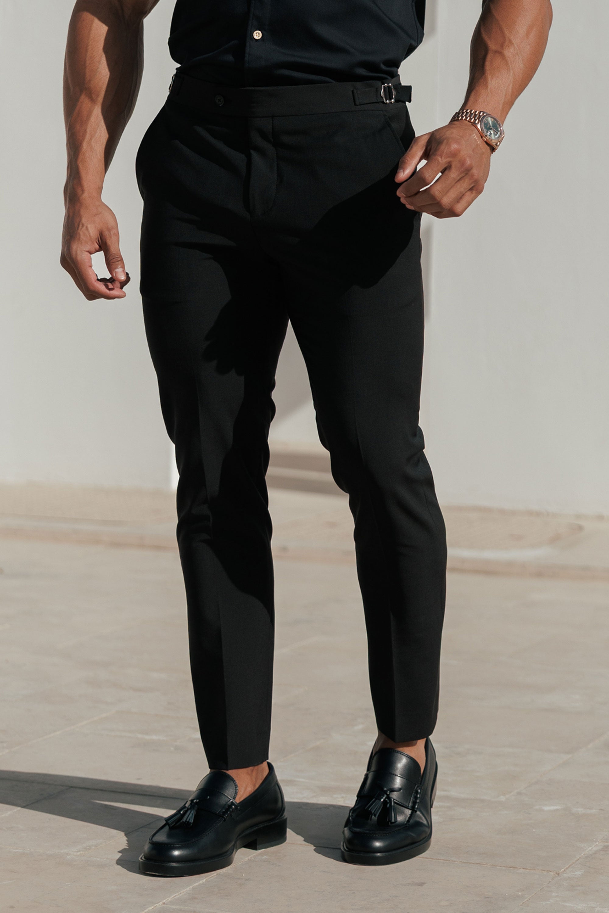 Slim Formal Trouser Silver Adjusters