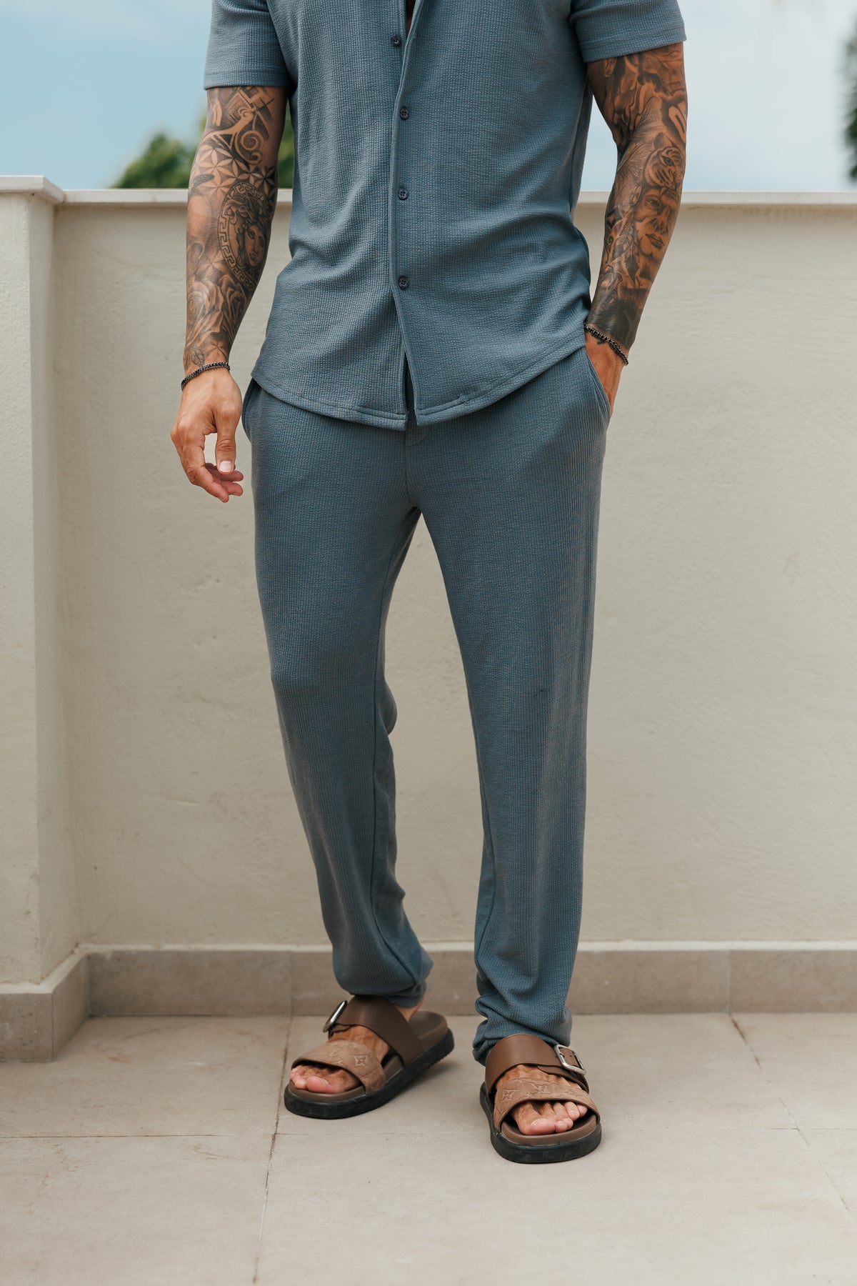 Jersey-Kordhose Slim Gunmetal – FSR092 (VORBESTELLUNG 22. SEPTEMBER)