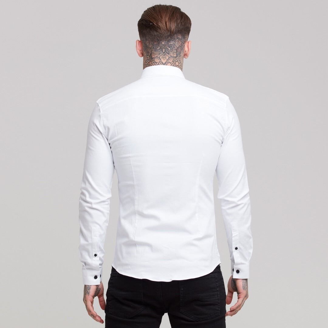 Super Slim Stretch Classic Oxford Weiß - FS300 (VORBESTELLUNG 18. SEPTEMBER)